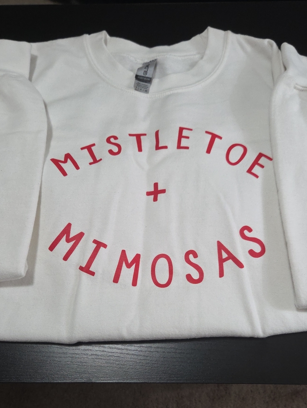 'Mistletoe + Mimosas' Graphic Sweatshirt